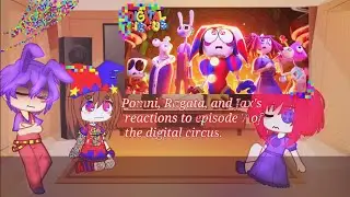 Pomni, Ragata, and Jax's reactions to episode 7 of the digital circus. #gacha 
