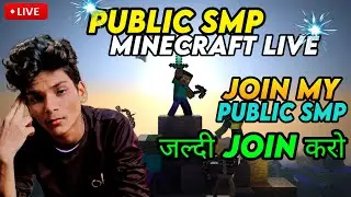 Minecraft Live Public Smp pe + java 24/7 online public smp role play smp live @JAY-IS-LIVE