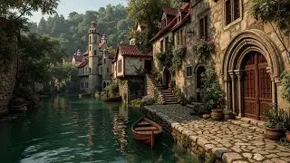 Medieval Celtic Music ~ Ancient Castle Village Soundscapes | Relaxing Folk Melodies