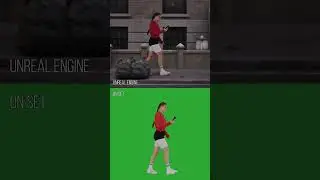 Unreal Engine 5.4 - Virtual Production Green Screen Testing. #3d #animation #video #anime #film