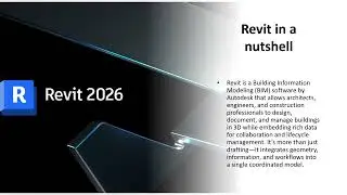 Revit MEP - Module 00 :  Revit in a Nutshell   V03