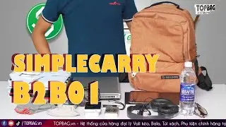 Balo Laptop 14 inch Simplecarry B2B01 - Balo Laptop chống nước cho Nam, Nữ tại H&agrave; Nội | TOPBAG.vn