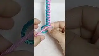 DIY Spiral Pattern Weaving Tutorial with Strings  #knot #diy