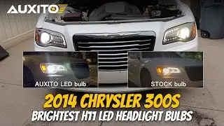 How to: Install & Review AUXITO Best LED Headlights H11 And 9012 &ndash; For 2014 Chrysler 300S