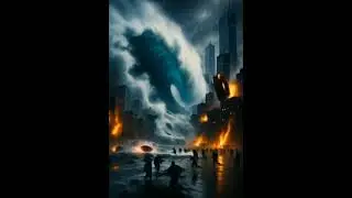 &ldquo;Tsunami Destroys Futuristic City | AI Disaster Simulation&rdquo; #aishorts #aigenerated #ai #aianimation