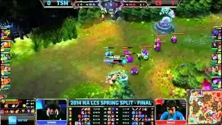 Cloud 9 vs Team SoloMid | Game 2 - FINAL | 2014 NA LCS Spring Split Playoffs [HQ]