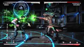 Mortal Kombat X Ermac (Master of Souls) 1 bar 43% combo