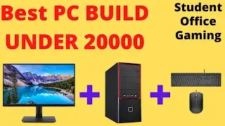 Best PC build under 20000 with Monitor 2022🔥Tech Sed