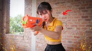 Фильмы XGirl Nerf: SEAL X Girl Warriors против Alibaba Scam Crew | Интенсивная битва на бластерах...