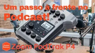 Zoom - PodTrak P4 - Review - Gravador de &aacute;udio para podcast - com grava&ccedil;&atilde;o de chamada telef&oacute;nica