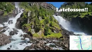 Driving in Norway - 4K Scenic drive from Odda to Latefossen Waterfall - with Captions