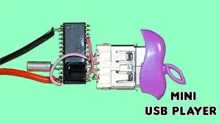 Мини MP3-плеер своими руками | USB-аудиоплеер без печатной платы