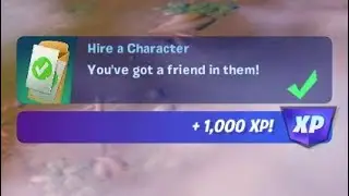 Hire a character (FORTNITE SEASON 2) | Where can i hire a character in fortnite Season 2 Chapter 3 !
