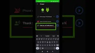 110 Talking Battery - Set custom notification text