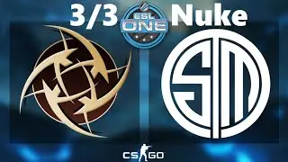 NiP vs TSM - 3/3 Nuke. Мажор ESL One 2015 Katowice. Playoff 1/4 Стадия. CS:GO