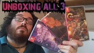 Unboxing 3 LRG switch games. Contra operation galuga, strayed lights and pentiment