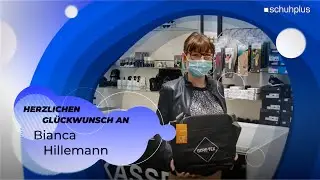 Gl&uuml;ckwunsch von schuhplus Dresden an Bianca Hillemann zur gewonnenen K&uuml;hltasche von Gore Tex