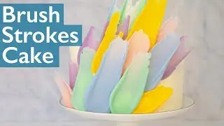 Brush Strokes Cake - Amazing and Simple!