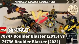 Cole's Boulder Blaster 2021 VS 2015: Ninjago Legacy Lookback Reviews!