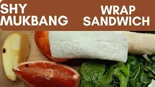 Findstv #shymukbang #wrap #sandwich #mukbang #vegetablemukbang #healthy #fruits #lean #live #youtube