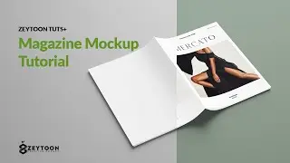 How to Design Magazine Mockup in Photoshop | Adobe Photoshop Tutorial #04