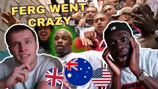 UK FANS VIBING TO A$AP FERG ON AUSSIE DRILL! | Max Reacts ft LockdownT | ONEFOUR ft. A$AP FERG