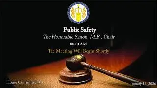 Virginia House of Delegates - Public Safety Committee Meeting - 2026-01-16