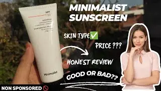 Is Minimalist Sunscreen SPF 50 P++++ Worth Buying🤔??*HONEST REVIEW* Watch Full Video Before Buying!!