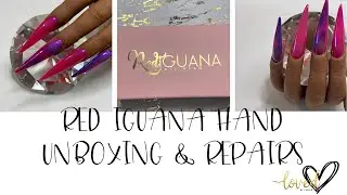 RED IGUANA SILICONE PRACTICE HAND UNBOXING AND REPAIRS