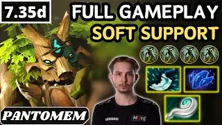10600 AVG MMR - Pantomem TREANT PROTECTOR Soft Support Gameplay - Dota 2 Full Match Gameplay