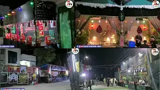 Night View Shaher e Aza ||  Nowgawan Sadat Muharram Full View 2021 || Azadari Nowgawan Sadat