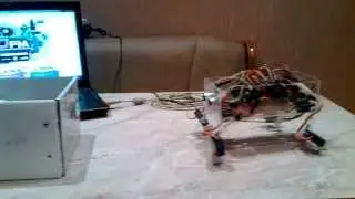 Z-RoboDog + CH-SR04 (ультразвуковой дальномер)