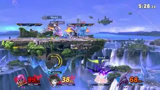 Hella competitive doubles match