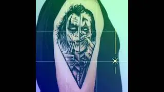 For the joker tattoos lovers🔥 joker tattoos edit photos ❤️&zwj;🔥 #joker #jokertattoo #tattoo