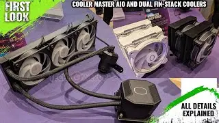 Cooler Master ML360 Sub-Zero Evo AIO CLC And MA826 Stealth and Hyper 662 Halo Dual Fin-Stack Coolers