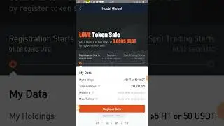 Huobi Prime list To List Love Token &hearts; 😍 #short