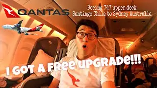 Qantas B747 Santiago Chile to Sydney - 23 Feb 2020, one month before global Covid lockdown