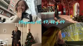 Vlogmas 16, 17, 18 y 19 - Eventos, últimos días de ofi y vacaciones! 🎄✨ #vlogmas #madrid #eventos 