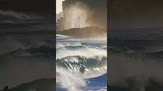 Sandy Beach crazy Hawaiian big waves & Blowhole! 🌊💨🐳 windy surfing shorebreak bodyboarding