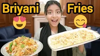 Aaj Ghar par bani Biryani 😋or French Fries 🍟 || Aaj Mehak ne Vlog nahi banaya  😔