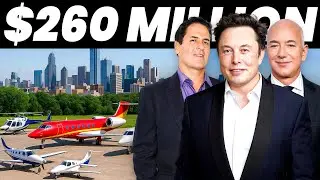 BILLIONAIRE Private Plane Collections Part I: Bezos, Musk, Cuban