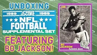 ICONIC BO JACKSON CARD! 1989 Score NFL Supplemental Set Unboxing