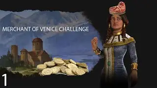 Deity CIV VI - TAMAR WORST LEADER IN THE GAME -- OR BEST?! Merchant of Venice Challenge Part 1
