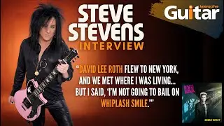 Steve Stevens Talks 'Dream Into It,' New Signature Guitar, Turning Down David Lee Roth & More