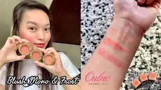 @oulaccosmetics_official Blush Mono & Frost Swatches