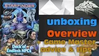 🚀 overview of Deck of Many NPCs for Starfinder Roleplaying Game 1st edition from Paizo publishing