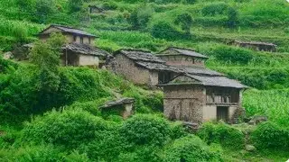 This is Beautiful&Natural Himalaya village life ! Real Remote Mountion Village life .!