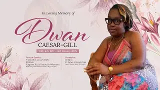 The Funeral Service of Dwan Caesar-Gill