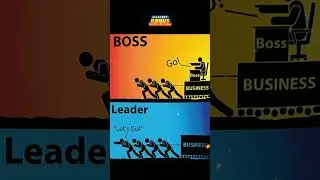 What is different  of boss and leader