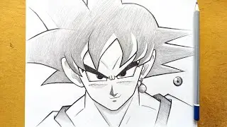 Easy drawing ideas || How to draw Goku step by step for beginners || Anime drawing ideas